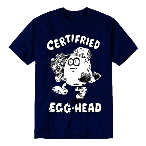 Certifried Egg Head Tee Navy