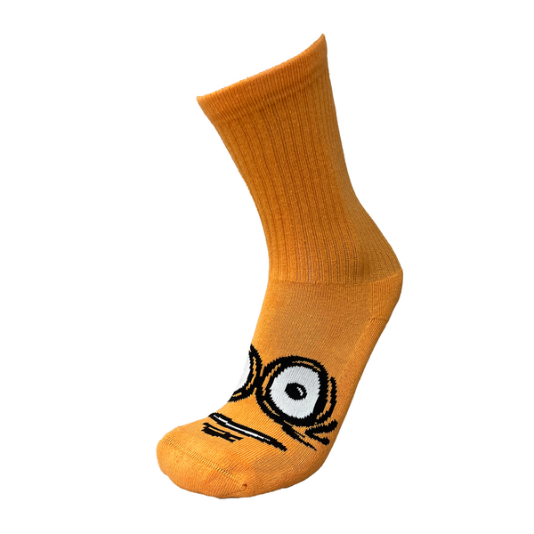 Big Egg Sock Neon Orange