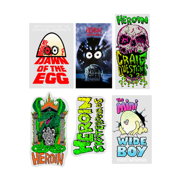 Dawn Of The Egg Sticker 12pk