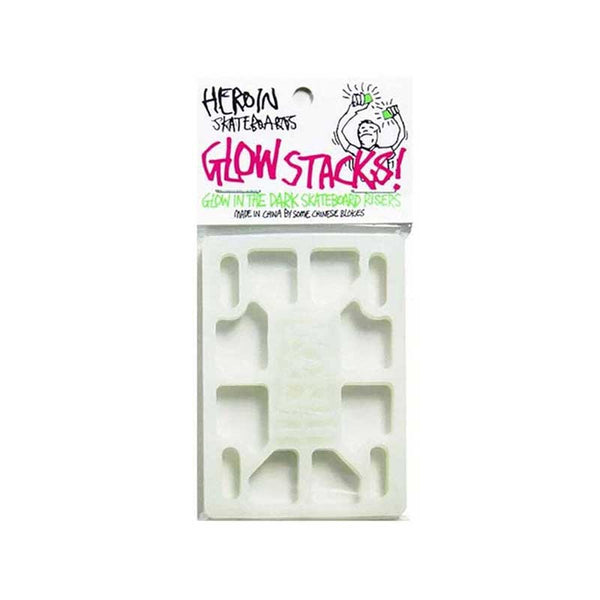 HEROIN GLOW IN THE DARK 1/8" RISER PADS