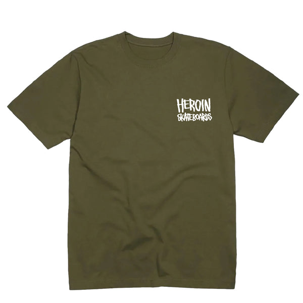 The Pickle Tee Military Green
