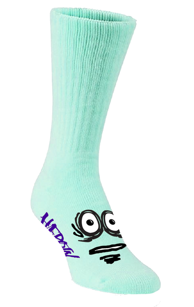 Big Egg Teal Socks